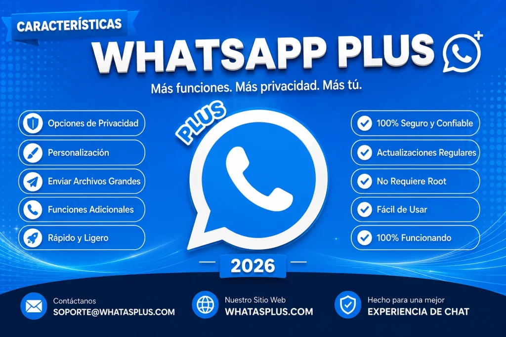 WhatsApp Plus carateristics